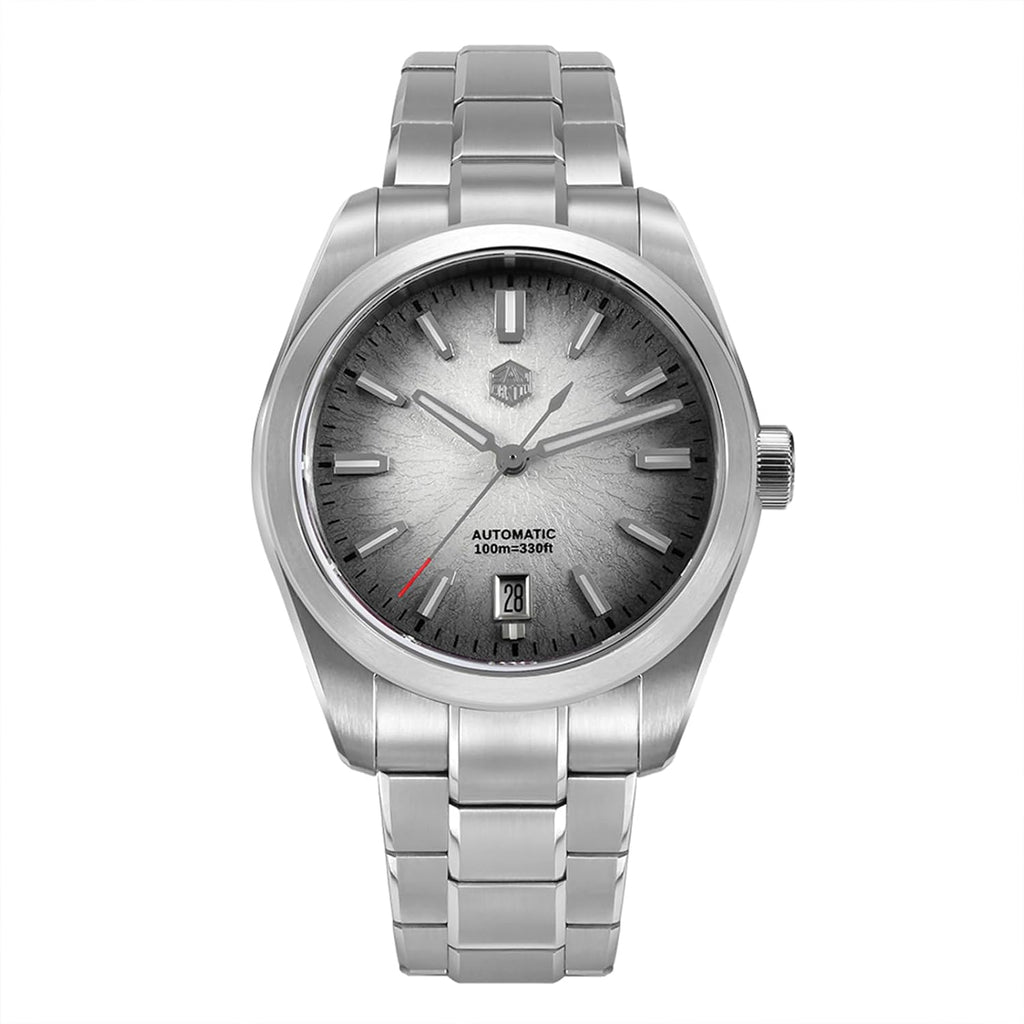 San Martin Men Watch SN0144, 9015 Automatic Mechanical Movement Sapphire Glass 10 Bar Diving Watch for Men