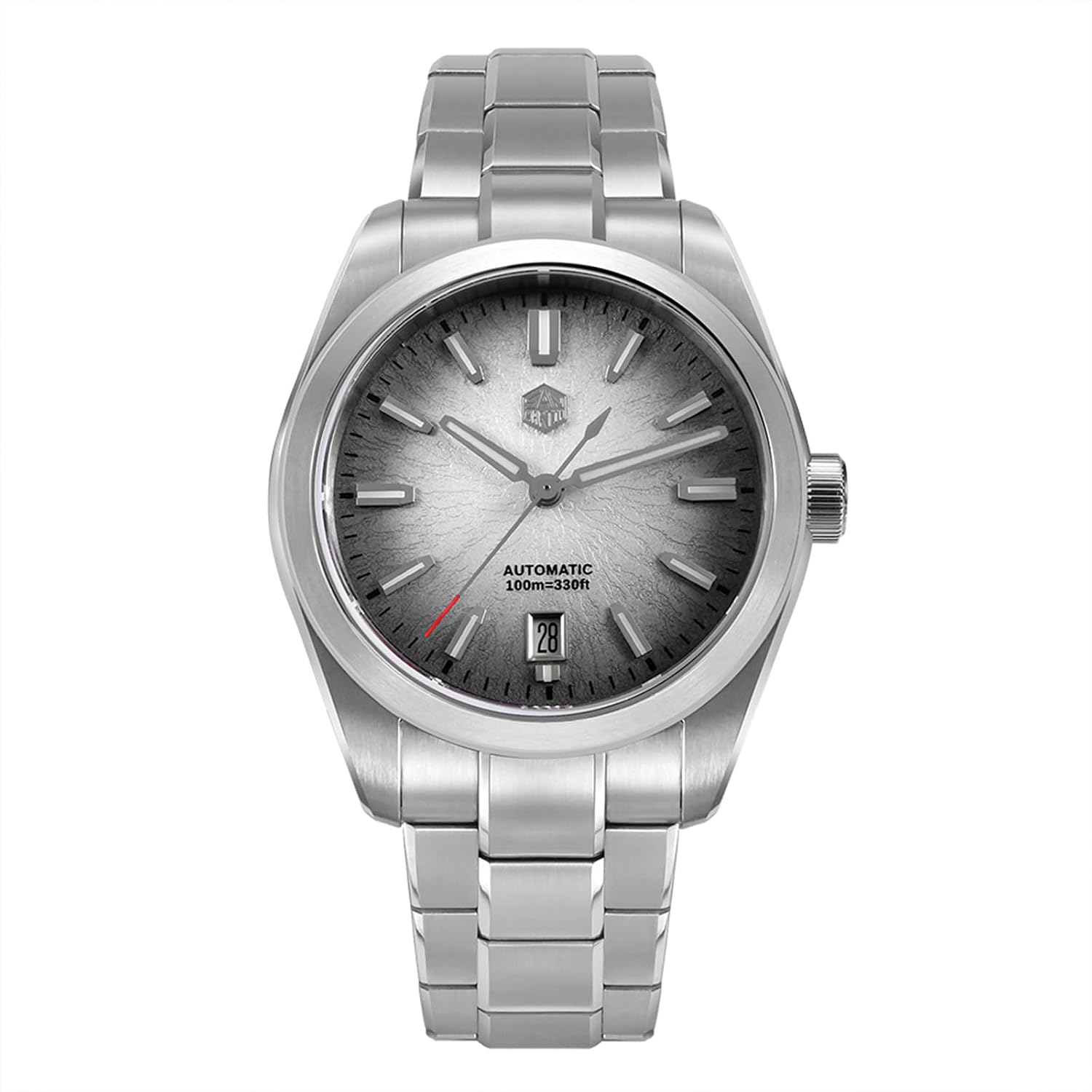 San Martin Men Watch SN0144, 9015 Automatic Mechanical Movement Sapphire Glass 10 Bar Diving Watch for Men